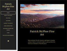 Tablet Screenshot of patrickmcphee.com